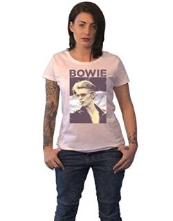 David Bowie Damen Bowtsp01lw05 T-Shirt, weiß, XXL von David Bowie