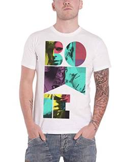 David Bowie T Shirt Colour Sax Portrait Nue offiziell Herren Weiß S von David Bowie