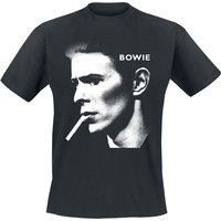 David Bowie T-Shirt - Grainy Smoke - S bis XXL - für Männer - Größe XL - schwarz  - Lizenziertes Merchandise! von David Bowie