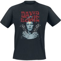 David Bowie T-Shirt - Star Dust - S bis XXL - für Männer - Größe L - schwarz  - Lizenziertes Merchandise! von David Bowie