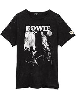David Bowie T-Shirt Unisex Rock Band Musikgeschenke schwarzes T-Stück 3XL von David Bowie