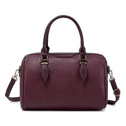 David Jones - Handtasche Bowling Damen – Umhängetasche aus PU-Leder – Tragetasche mittelgroß, klassisch – modisch, elegant, Stadt, violett, Einheitsgröße von David Jones