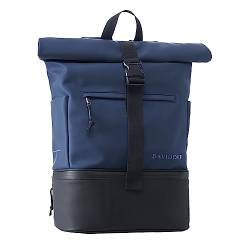 Davidoff Beach & Water Kollektion (Limited Edition) Herren Rucksack – wasserdichter Rucksack in Blau & Schwarz – bequemer Backpack aus recyceltem Material – exklusiv im Sommer 2023 von Davidoff