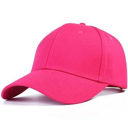 Dawnieee Unisex Baseball Cap, Einfarbig Baseballmütze Faltbarer Verstellbar Baseballkappe Outdoor Sonnenhut Lässiger Sommer Schnell trocknende Waschbare Baumwolle von Dawnieee