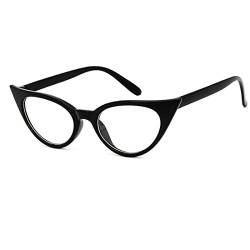 50er Jahre Damen Brille Elvis Rahmen Partybrille Cat Eye Katzenauge Dress Up Parteien Dawnzen® von Dawnzen