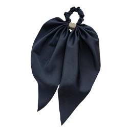 Damen Bow Square Schal Pferdeschwanz Streamer Schal Haar Bindet Blumenhaarband Haarzubehör von Dawwoti