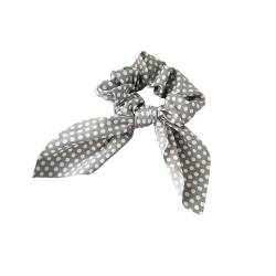 Damen Elastische Haarbänder Polka Dot Print Stirnband Girls Einfache Satin -scunchies für Frisuren von Dawwoti