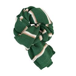 Dawwoti Frauenschal, Colorblock Gestreift Gepolsterte Warme Weiche Große Schal für Weihnachtswintermänner von Dawwoti