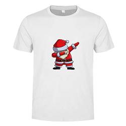 Männer Der Kurzen Ärmeln T-Shirt 3D Weihnachten Graphic Tee Lose T-Shirts von Dawwoti