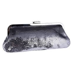 Damen Pailletten Clutch Medium Hochzeit Handtaschen Frauen Umhängetasche,Grau von Day of Saturn