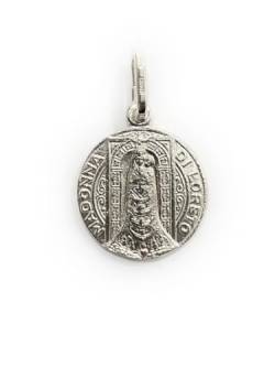 Medaille Jungfrau von Loreto aus Sterlingsilber, Silber von De Bussy
