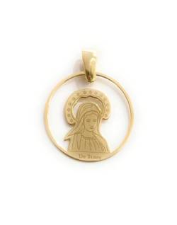 Medjugorje-Medaille Jungfrau aus 925 mm Sterlingsilber, Silber von De Bussy