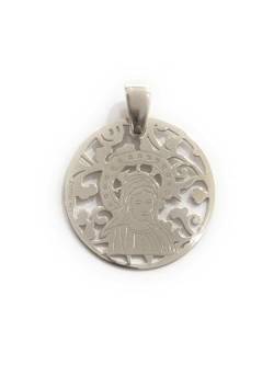 Medjugorje-Medaille Jungfrau aus 925 mm Sterlingsilber, Silber von De Bussy