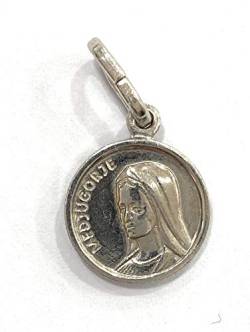 Medjugorje-Medaille aus Sterlingsilber, Silberfarben von De Bussy