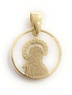 Medjugorje Virgen Medjugorje aus 925 mm Sterlingsilber und Perlmutt, Silber von De Bussy