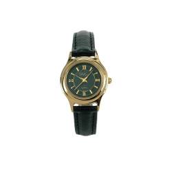 DeCave 010193160 - Damenarmbanduhr gold beschichtet 25 mm - Lederband - Miyota 7T35-3 ATM von DeCave