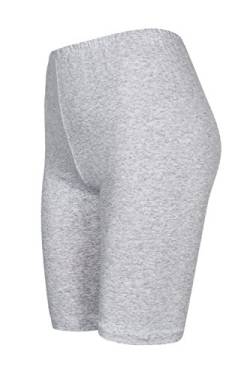 DeDavide 2 Stück Damen Radlerhose, Hellgrau, M von DeDavide