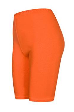 DeDavide 2 Stück Damen Radlerhose, Orange, S von DeDavide