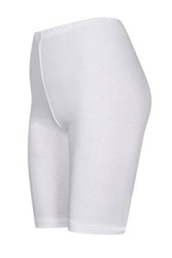 DeDavide 2 Stück Damen Radlerhose, Weiß, XXL von DeDavide