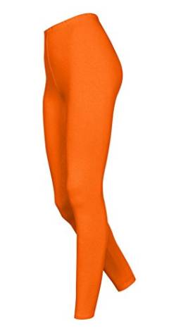 DeDavide Damen 7/8 Leggings, Orange, XXL von DeDavide