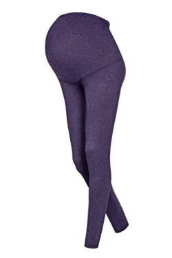 DeDavide Winterleggings mit Fleece warme Leggings für Schwangere Umstandshose Leibhohe 10 Farben (Jeans, XXL) von DeDavide