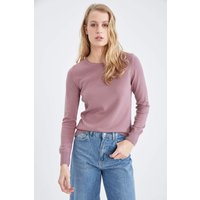 Damen Regular Fit Strickpullover von DeFacto