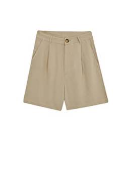 DeFacto Damen A4097ax Shorts, Beige, 38 EU von DeFacto