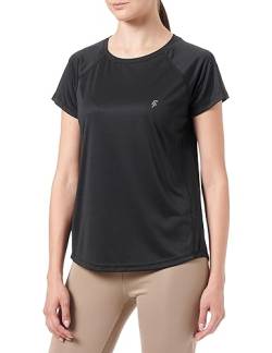 DeFacto Damen Z6563AZ T-Shirt, Black, M von DeFacto