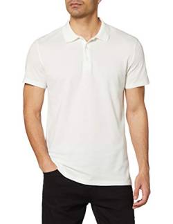 DeFacto Herren M6609AZ Polo Shirt, White, S von DeFacto