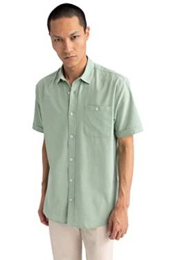 DeFacto Herren M9432AZ Shirt, LT.Green, 3XL von DeFacto