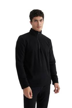 DeFacto Herren Pullover - Troyer mit Half Zip und Reißverschluss für Herren - Stilvolle Strickjacken und Pullover von DeFacto