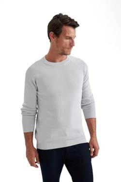 DeFacto Herren Pullover & Strickjacken - Vielseitige Pullover für Herren Standart Fit Crew Neck von DeFacto