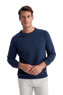DeFacto Herren Sweatshirts - Bequeme Sweatshirt Herren Pullover Regular Fit von DeFacto