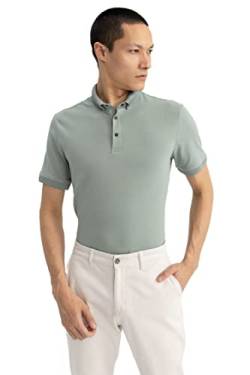 DeFacto Herren T5259AZ Polo Shirt, LT.Green, XL von DeFacto