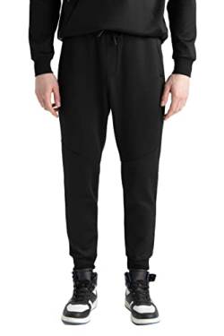 DeFacto Herren W7377AZ Sweatpants, Black, 3XL von DeFacto