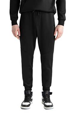 DeFacto Herren W7377AZ Sweatpants, Black, L von DeFacto