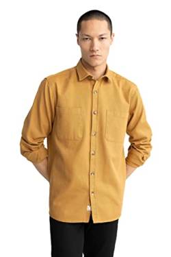 DeFacto Herren W7830AZ Tunic Shirt, Camel, XXL von DeFacto