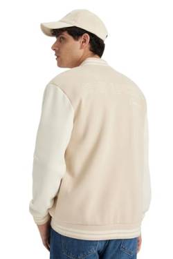 DeFacto Herren Z2976az Cardigan Sweater, Beige, XXS EU von DeFacto