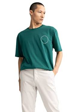 DeFacto Herren Z5998az T-Shirt, Grün, 3XL EU von DeFacto