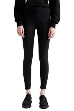 DeFacto High Waist Leggings für Damen - Sport Tights für Damen Sporthose Black,XL von DeFacto