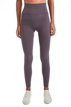 DeFacto High Waist Leggings für Damen - Sport Tights für Damen Sporthose Purple,L von DeFacto