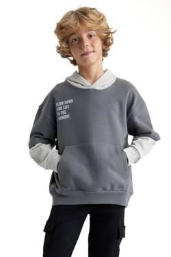 DeFacto Hoodie Jungen - Jungen Kapuzenpullover Oversize Fit Hooded von DeFacto