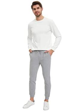 DeFacto Jogginghose für Herrenn - Herren Sporthose für Herrenn Grey Melange,L von DeFacto