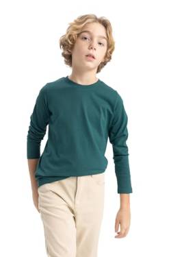 DeFacto Jungen Langarmshirt - Modische Langarmshirts T-Shirts und Longsleeve für Kinder - Stilvolle Jungen Langarmshirts von DeFacto