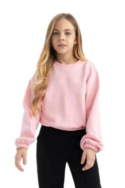 DeFacto Mädchen Sweatshirt - Gemütliche Fleecepullover und Pullover für Kinder - Pullover und Sweatshirts für Mädchen von DeFacto
