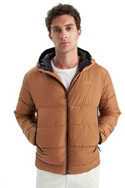 DeFacto Men's X2484AZ Jacket, Camel, XXL von DeFacto