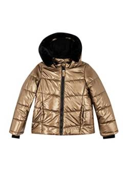 DeFacto Puffer Mantel für Mädchen - Gesteppt Jacke Für Mädchen Gold,6/7 Y von DeFacto