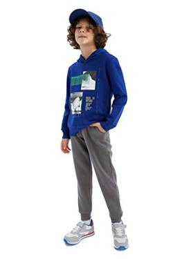 DeFacto Trainingsanzug für Jungen Sweatshirt und Jogginghose Pack für Jungen Sax,5/6 Y von DeFacto