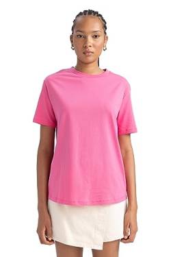 DeFacto Women's B0642AX T-Shirt, PINK, X-Large von DeFacto