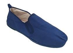 Die Originalen Lunga Marcia Hausschuhe Herren Damen Geschlossene Espadrillas Winter Sommer Pantoffeln (Blu, eu_footwear_size_system, adult, women, numeric, medium, numeric_37) von DeFonseca